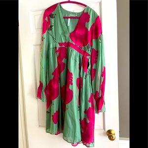 Custom tailored silk dress size 4